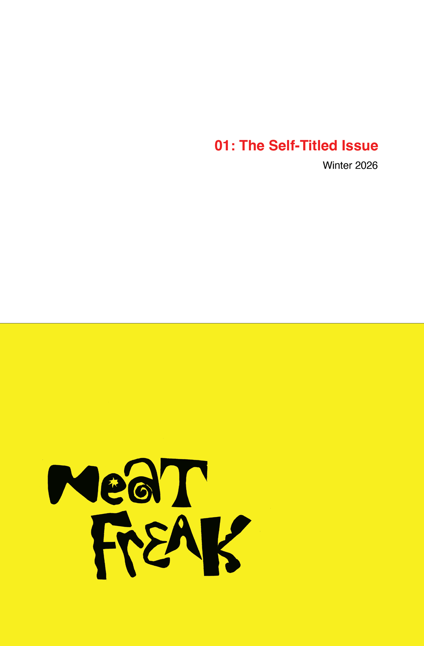 01: The Self-Titled Issue